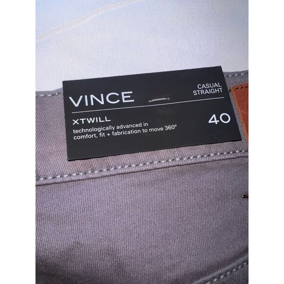 DL1961 Vince Jeans Men Size 40x34 Casual Straight Piccard Gray XTWILL Casual NWT - Picture 16 of 16